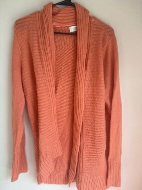 Sonoma Women's Open-Front Coral Knit Cardigan Sweater